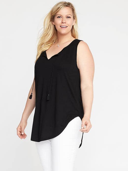 Old Navy Tassel Tie Plus - Black