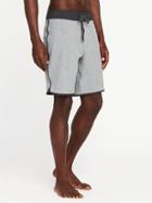 Old Navy Built In Flex Heathered Board Shorts 10 - Heather Gray