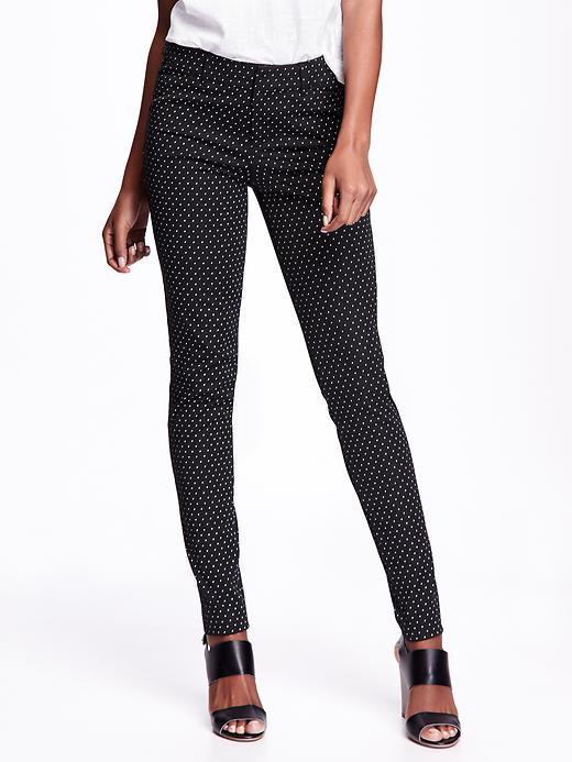 Old Navy The Long Pixie Pants - Black Print