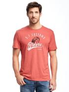 Old Navy Graphic Crew Neck Tee For Men - Coral Values