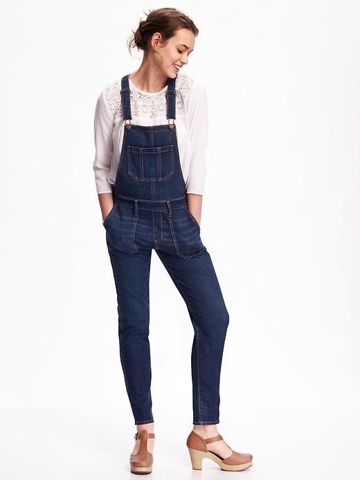 Old Navy Skinny Denim Overalls For Women - Meg