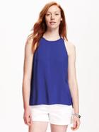 Old Navy Trapeze Tank For Women - Ultraviolet