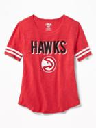 Old Navy Womens Nba Graphic Tee For Women Hawks Size Xs