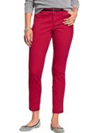 Old Navy Womens The Pixie Stretch Twill Pants - Merry Strawberry