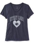 Old Navy Ncaa V Neck Tee For Women - Penn State