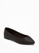 Old Navy Pointy Ballet Flats For Women - Blackjack
