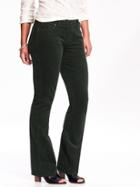 Old Navy Womens Curvy Boot Cut Cords Size 0 Regular - Green Ogre