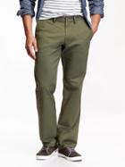 Old Navy Mens Ultimate Straight Khakis Size 44w 34l Big - Arugula