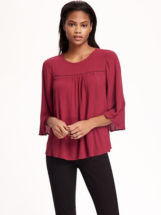 Old Navy Swing Blouse For Women - Cranberry Cocktail