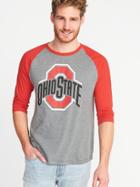 Old Navy Mens College-team Raglan-sleeve Tee For Men Ohio State Size M