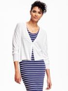 Old Navy Relaxed Hi Lo Cardi For Women - White