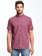 Old Navy Regular Fit Soft Washed Classic Shirt For Men - Beets Me