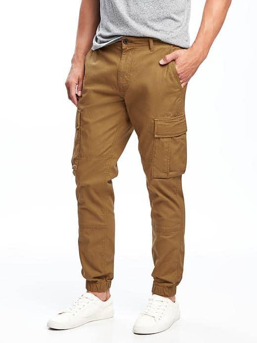 Old Navy Built In Flex Max Ripstop Cargo Joggers For Men - Bandolier Brown