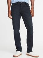 Old Navy Mens Slim 24/7 Built-in Flex Black Jeans For Men Blue Black Size 34w