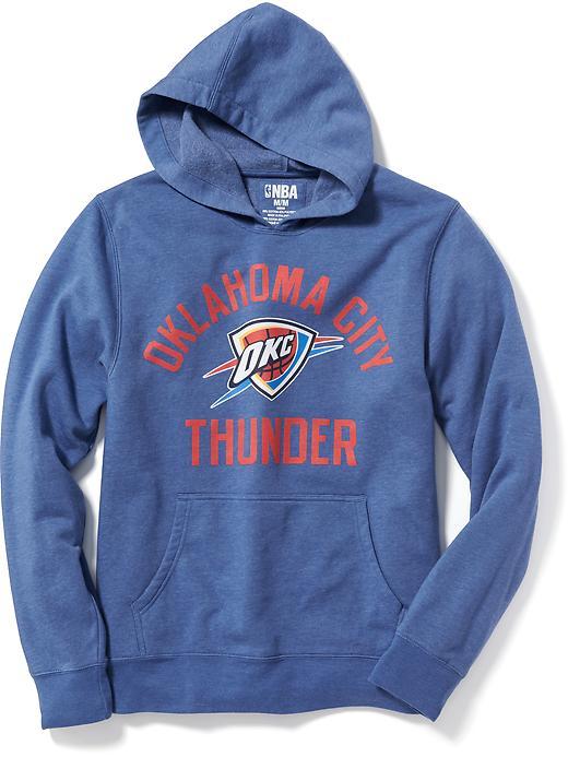 Old Navy Nba Team Fleece Lined Hoodie For Men - Thunder