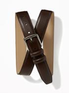 Old Navy Mens Faux-leather Belt For Men Dark Brown Size Xxl