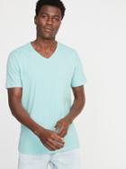 Soft-washed V-neck Tee For Men
