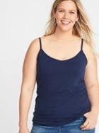 Old Navy Womens First-layer Plus-size V-neck Cami Lost At Sea Navy Size 3x