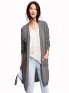 Old Navy Long Open Front Cardigan - Heather Grey