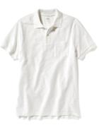 Old Navy Slub Pique Polo For Men - Sea Salt