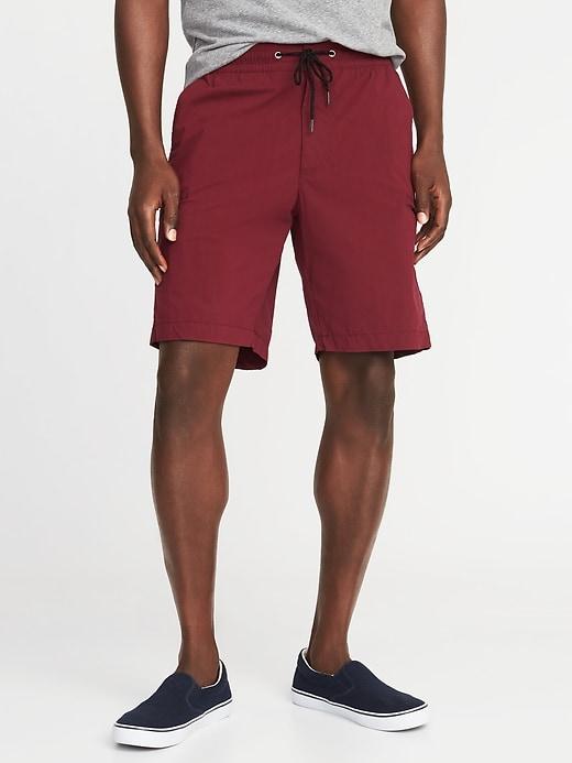 Old Navy Mens Dry-quick Built-in Flex Cargo Shorts For Men (9) Maroon Jive Size L