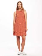 Old Navy Bow Tie Back Swing Dress For Women - Red Stripe