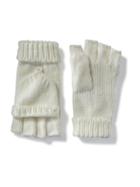 Old Navy Honeycomb Knit Convertible Gloves For Women - Sea Salt