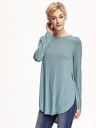 Old Navy Relaxed Tulip Tunic Tee For Women - Pirate Coast