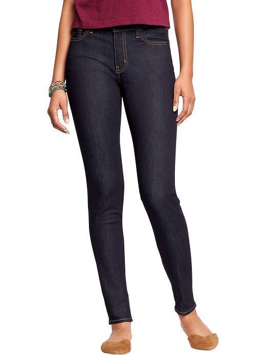 Old Navy Womens The Rockstar High Rise Skinny Jeans - Rinse