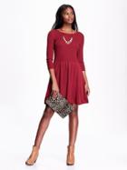 Old Navy Womens Fit &amp; Flare Sweater Dress Size Xl Tall - Reddy Steady
