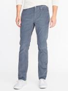 Old Navy Mens Slim Built-in Flex Five-pocket Cords For Men Blue Jane Size 38w