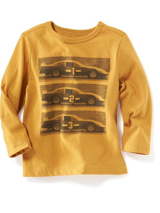 Old Navy Long Sleeve Graphic Tee Size 3t - Gold Standard