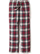 Old Navy Mens Plaid Flannel Pj Pants Size Xxl Big - Red Tartan