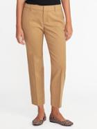 Old Navy Mid Rise Fitted Harper Pants For Women - Coin Toss