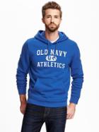 Old Navy Logo Graphic Pullover Hoodie For Men - Blue