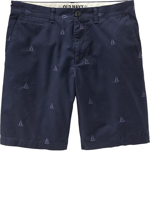 Old Navy Mens Slim Fit Twill Shorts 9 1/2" - In The Navy