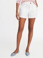 Mid-rise Twill Everyday Shorts For Women -- 5-inch Inseam