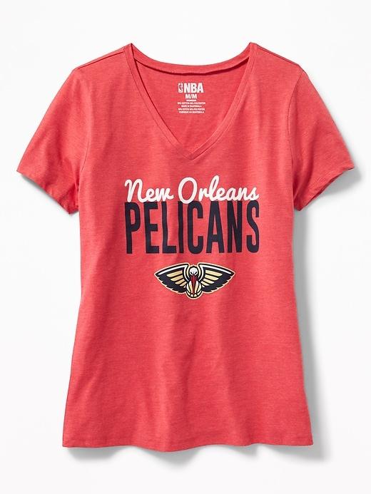 Old Navy Womens Nba Team V-neck Tee For Women Pelicans Size Xxl
