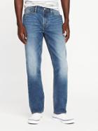 Old Navy Straight Tough Max Built In Flex Jeans For Men - Light Wash