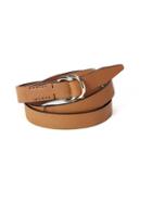 Old Navy Skinny Faux Leather Belt For Women - Tan
