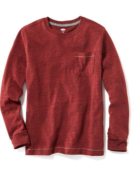 Old Navy Tri Blend Pocket Tee - Robbie Red