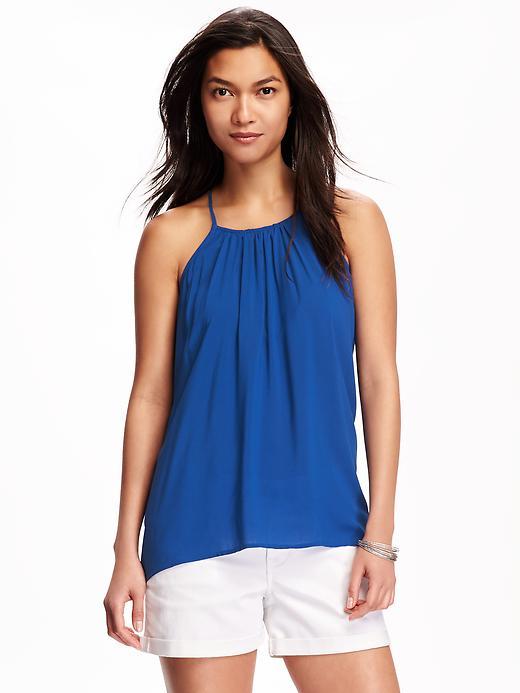 Old Navy Pleated High Neck Tank For Women - Best In Show