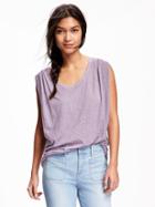 Old Navy Cocoon Muscle Tank For Women - Evening Lilac