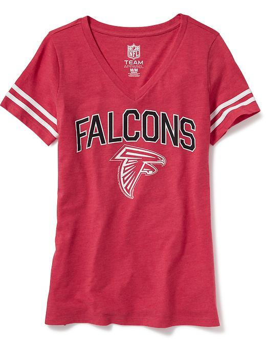 Old Navy Nfl V Neck Tee For Women - Falcons