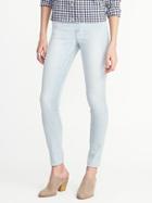Old Navy Womens Pull-on Rockstar Jeggings For Women Sun Bleach Size 12