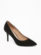 Old Navy Womens Sueded High-heel Pumps For Women Blackjack Size 9