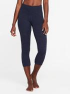 Old Navy High Rise Go Warm Compression Capris For Women - Night Cruise