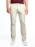 Old Navy Slim Built In Flex Ultimate Khakis For Men - Canvas