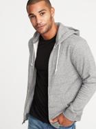 Old Navy Mens Classic Zip-front Hoodie For Men Heather Gray Size L