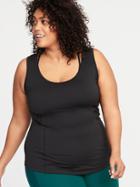 Cross-back Keyhole Plus-size Performance Tank